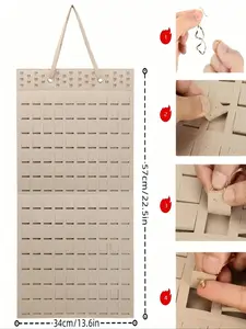 Mesh Jewelry Storage Display Rack, Earring Organizer Box, Space Saving Stand, Holds Up to 300 Pairs, Compact Design, Soft Material, Multi Grids Organizer