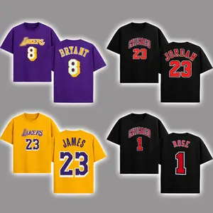 (Collection) Legends Basketball America Lebron James Michael Jordan Kobe Bryant Derrick Rose Tee Shirt Number 2 Side 2026 Premium Cotton T-Shirt , The Basketball America T-Shirt, Sunday Basketball  T-Shirt, Game T-Shirt , Game Day Outfit