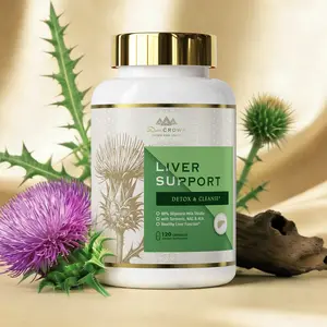 Dr. CROWN Liver Support Supplement for Detox & Cleanse with Milk Thistle, NAC, ALA & Turmeric - 120 Capsules Dr. CROWN Liver Support Supplement for Detox & Cleanse with Milk Thistle, NAC, ALA & Turmeric - 120 Capsules