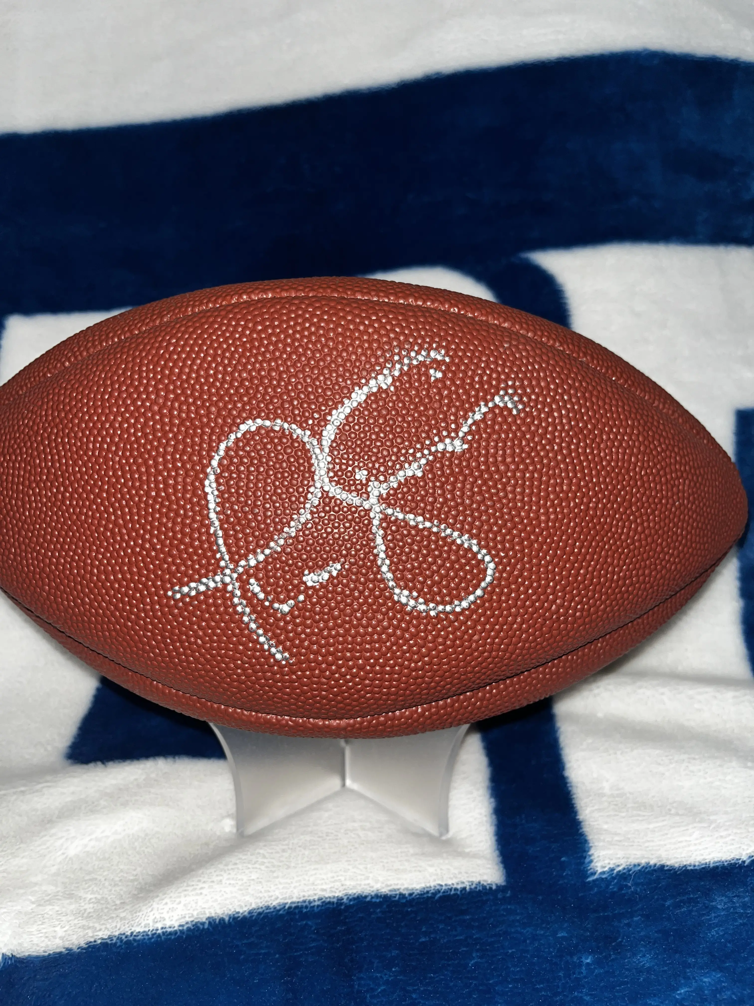 Phil Simms signed Wilson football Beckett Auth.