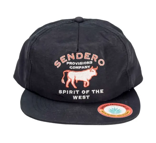Sendero Provisions Co. Ferdinand Bull Embroidered Baseball Cap, Classic Black Snapback with Western Style and Adjustable Fit, Fashion Hats, Black Caps, Bull Hat, Casual Trendy Hat