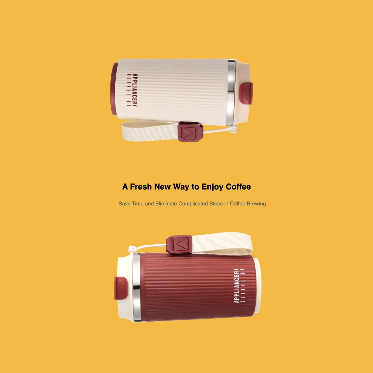 APPLIANCERY Coffee GOSimplify Brewing Machine with Stirring Function and Smart Temperature Display