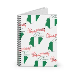 Unapologetically Nigerian Spiral Notebook - Ruled Line