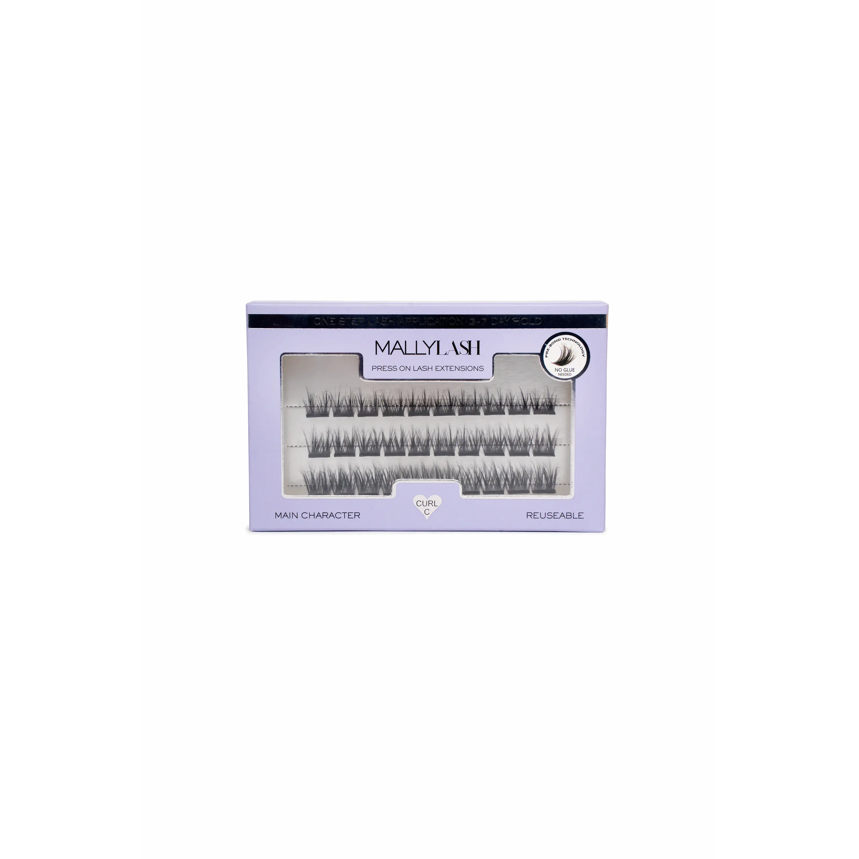 Main Character: No Glue Needed Pre-Bond Press-On Lash extensions 3-7 day hold