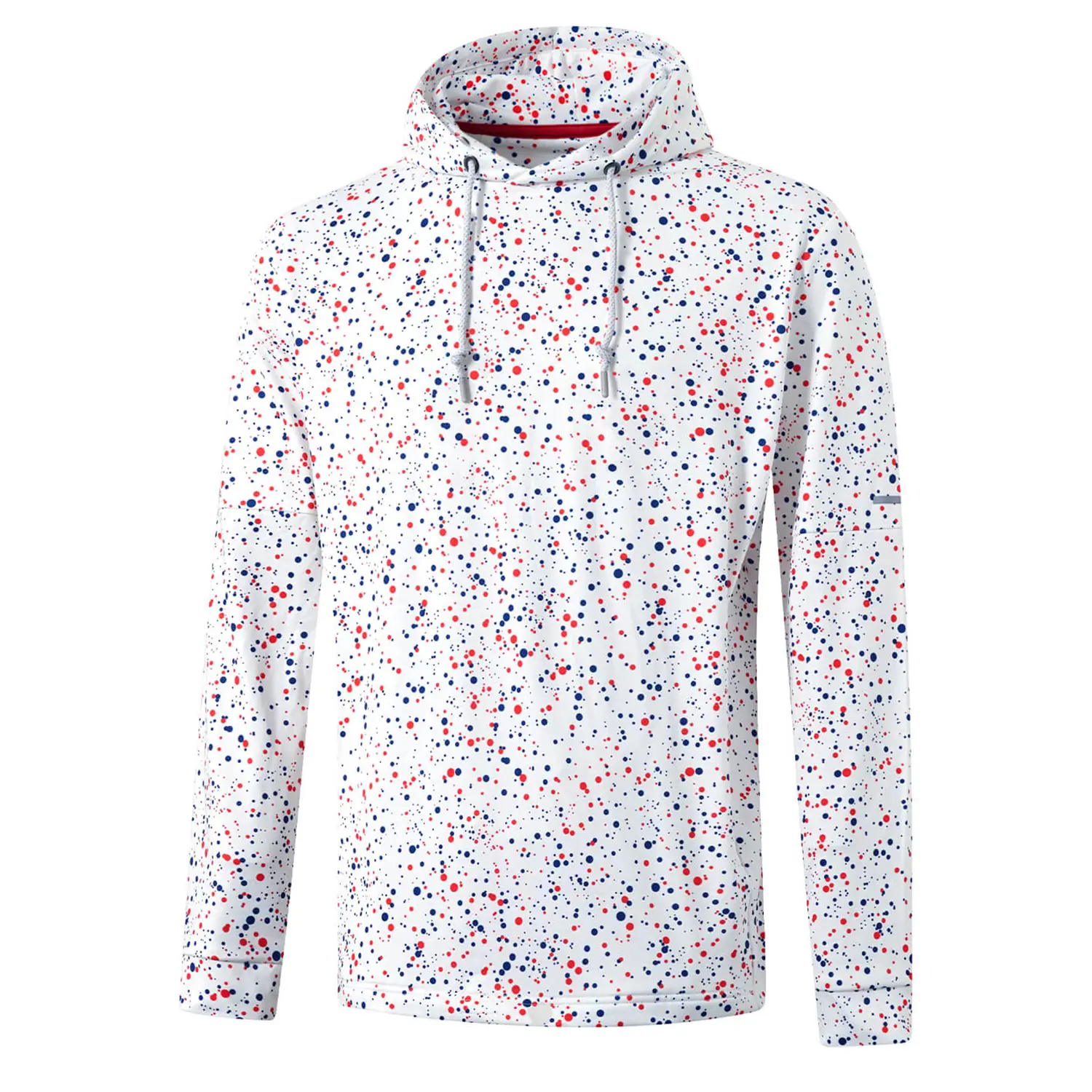 DTWOOO Men's Golf Hoodie, Quick-Dry Fleece Pullover, Breathable Athletic Apparel for Casual Fitness Wear and Outdoor Sports