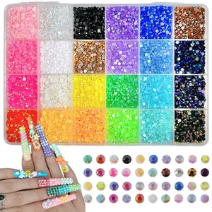Bedazzling Kit with Mixed Resin Rhinestones, Pick Up Pen, Tweezers & Craft Tools for DIY Tumblers, Phone Cases, Clothes, Nail Art and Custom Gifts