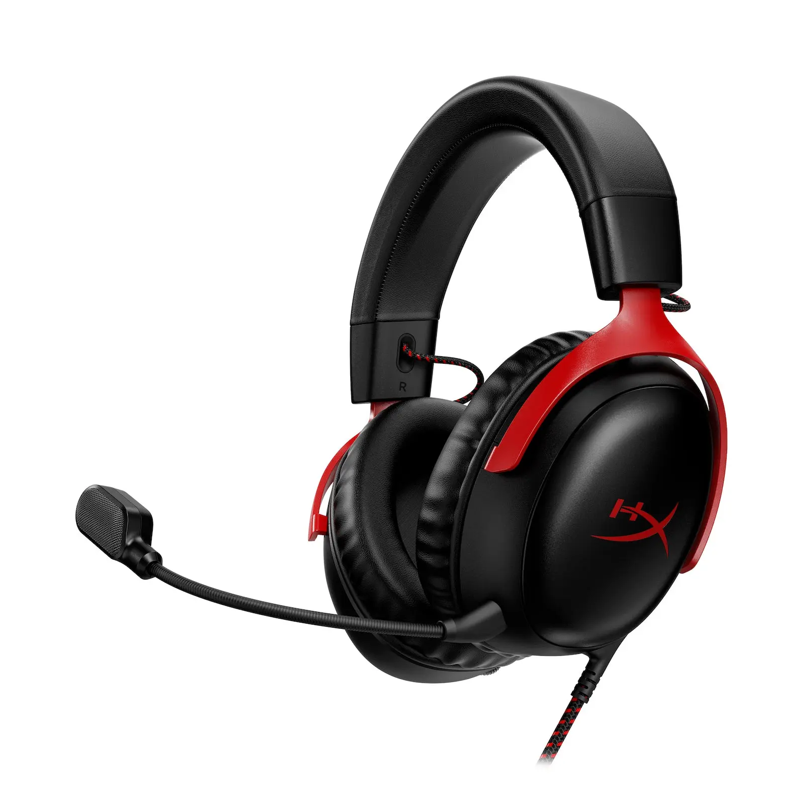 HyperX Cloud III – Wired Gaming Headset, PC, PS5, Xbox Series X|S, Angled 53mm Drivers, Spatial Audio, Memory Foam, Durable Frame, Ultra-Clear 10mm Mic, USB-C, USB-A, 3.5mm