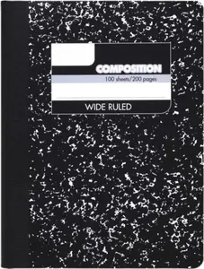 Thick-Ruled Composition Notebooks