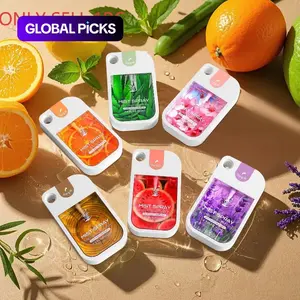 Portable Mini Travel Hand Sanitizer Spray, Moisturizing Fruit & Plant-Scented Liquid Hand Sanitizer, Hand Cleaning Product for Women & Girls, Hydrating & Moisturizing Hand Sanitizer #GLOBAL PICKS