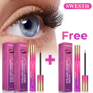SWESTH Lash Serum, Longer Looking Eyelashes, Asvanced Lash Enhancing Treament with Biotin & Amino Acid for Natural Lashes & Lash Extensions, Vegan & Cruelty-free, 5ML, Skin Care