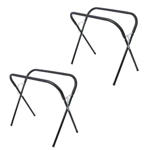 Garvee Portable Work Stand,750 Pound Capacity ,Adjustable, Padded,Automotive Fender Stand ,Heavy Duty Workbench for Garages, Repair Shops, and DIY