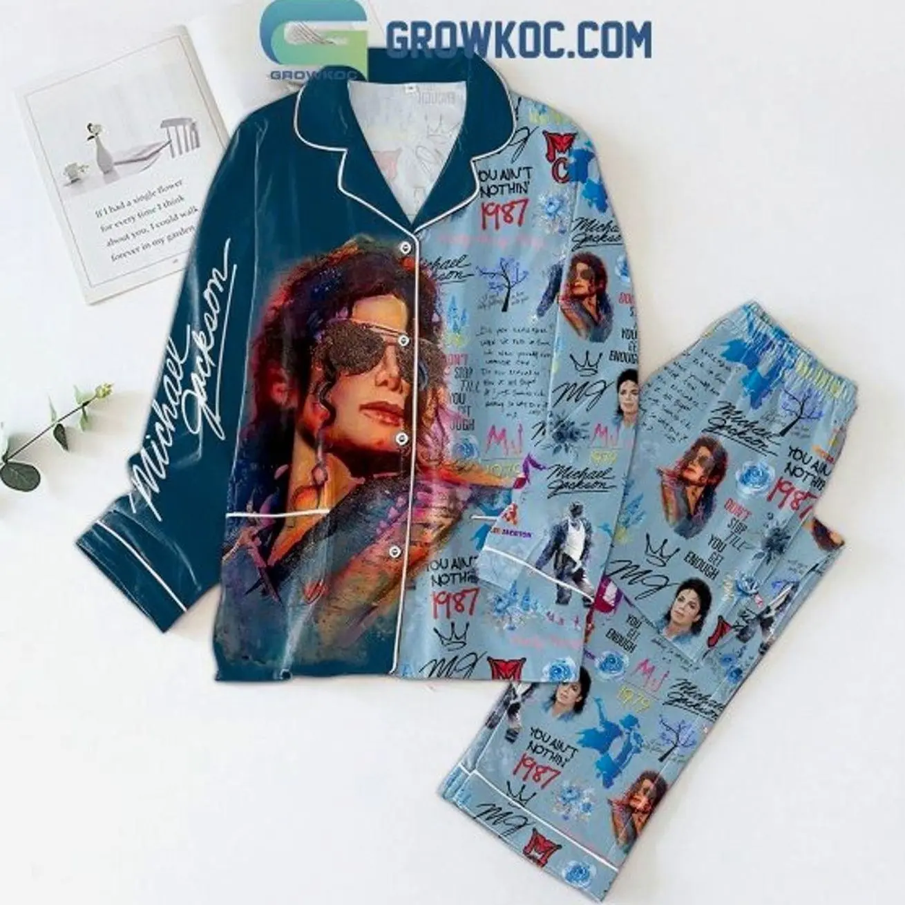 Michael Jackson You Ain’t Nothing 1987 Pajamas Set