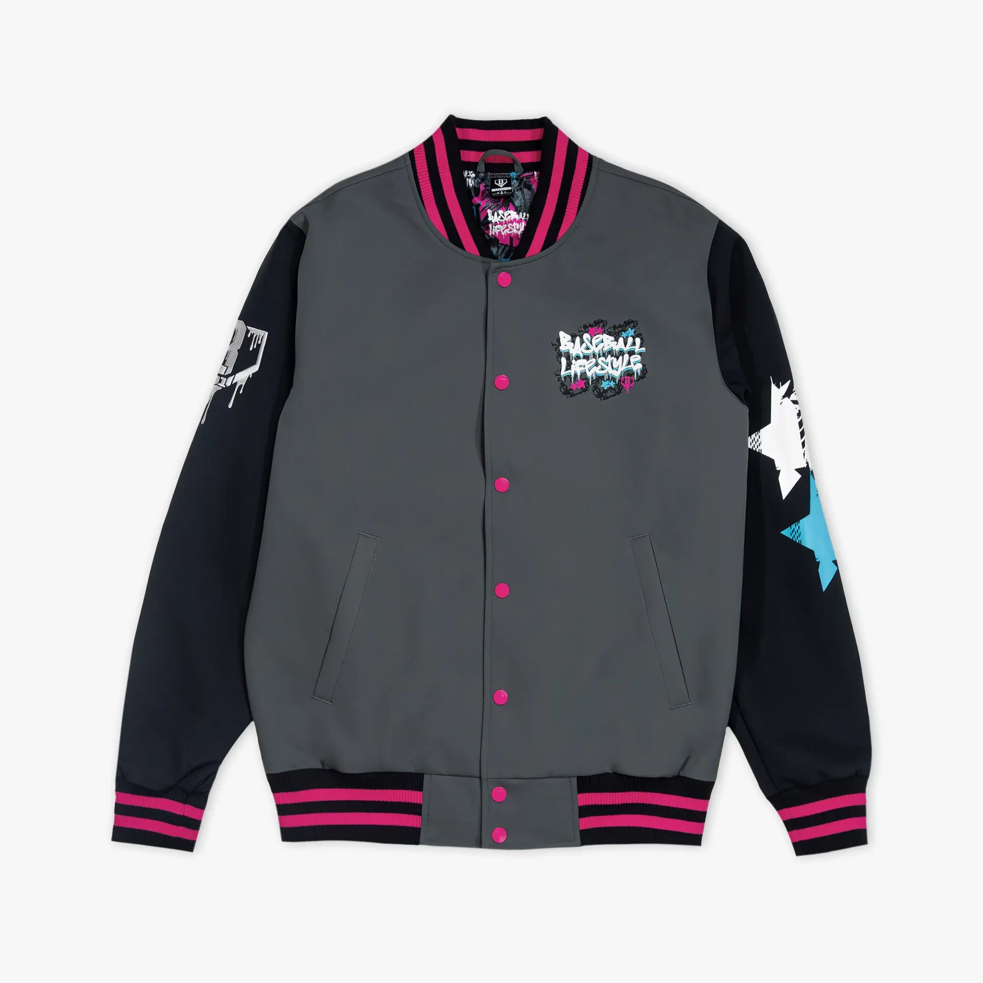 Baseball Lifestyle Tag Bomber Jacket Baseball Lifestyle Tag Bomber Jacket
