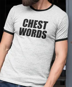 Penny Tees shirts | Chest Words t-shirt | retro ringer tee