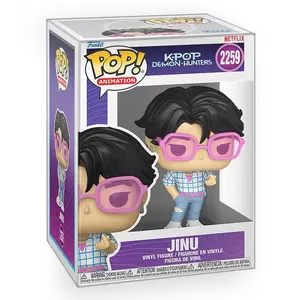 Funko POP KPop Demon Hunters - Jinu Saja Boys Vinyl Figure with Epic Collectibles Premium Box Protector Included