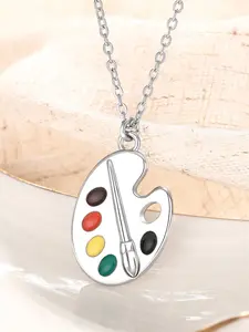 1 PC Cute Drawing Board Necklace Pendant For Women Valentine's Day Gift Wedding Jewelry