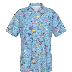 Cute Pokémon Hawaiian Shirt | Cool Summer Anime Vibes for Men & Fans