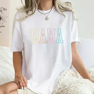 Comfort Colors mama tee, perfect Mother’s Day gift from daughter, birthday or baby shower gift, thoughtful pregnancy and mom gift shir - LORA ATCHER