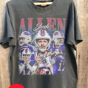 Bill Apparel, Josh Allen Vintage Bootleg Shirt, Vintage Buffalo Team Shirt, Vintage Bill Shirt, Bill Fan Apparel, Classic Buffalo Fan Pullover, Buffalo Football Supporter Gift, Game Day Streetwear Shirt