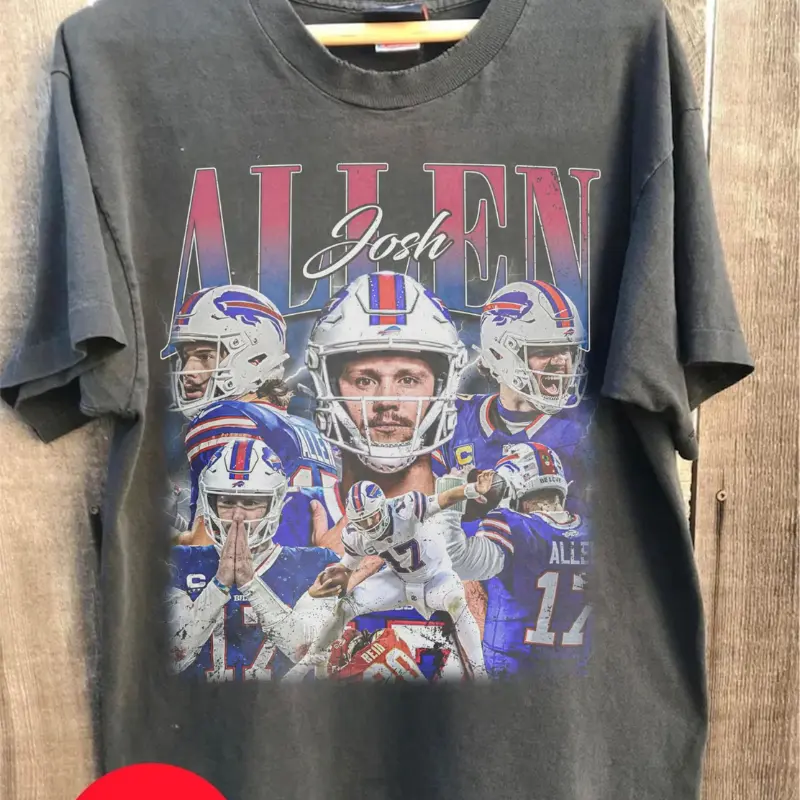 Bill Apparel, Josh Allen Vintage Bootleg Shirt, Vintage Buffalo Team Shirt, Vintage Bill Shirt, Bill Fan Apparel, Classic Buffalo Fan Pullover, Buffalo Football Supporter Gift, Game Day Streetwear Shirt