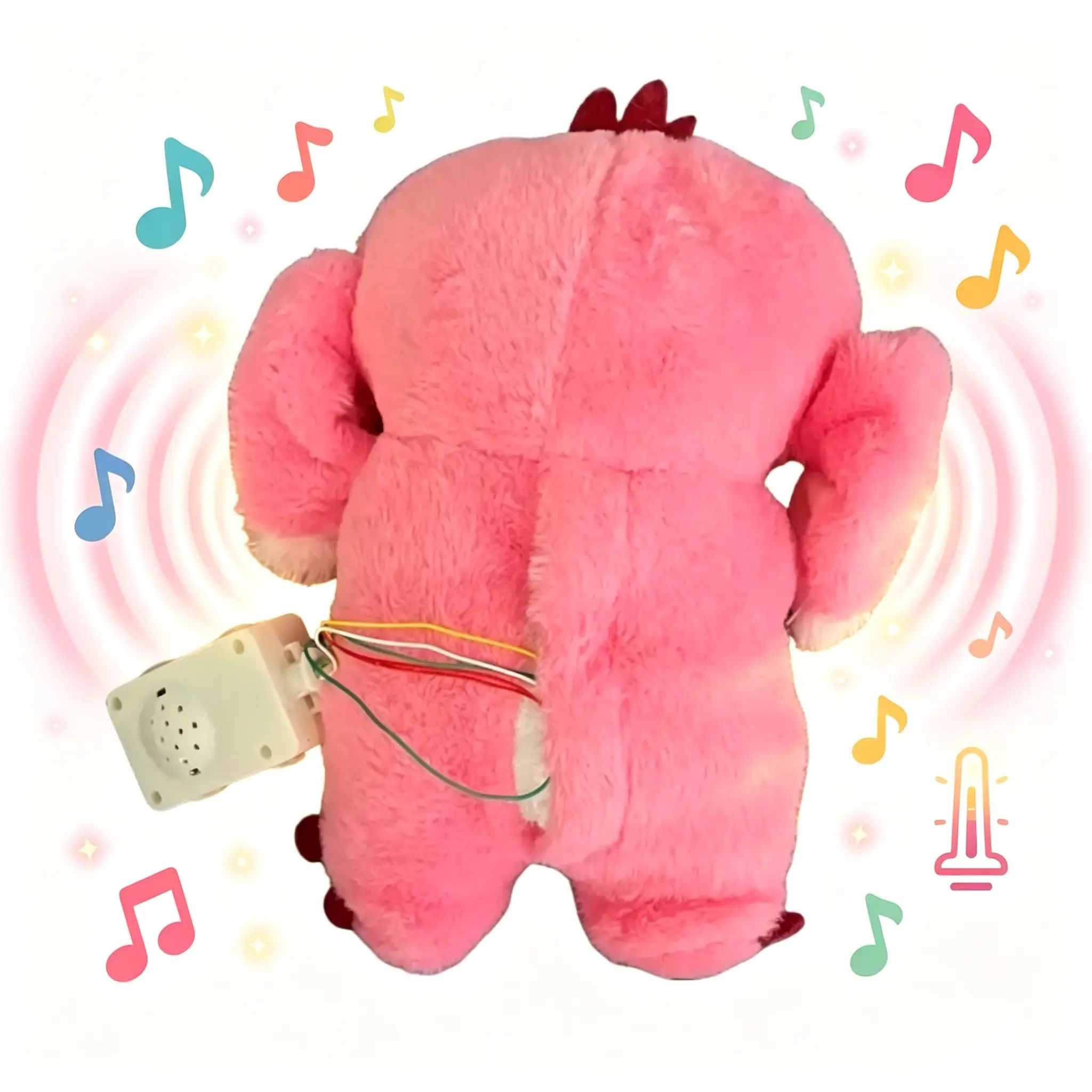 New Breathing Teddy Bear Sleep Buddy, Musical Light-Up Plush Doll with Realistic Breathing Motion, Soothing Sensory Sleep Aid Gift for Infants & Young Kids