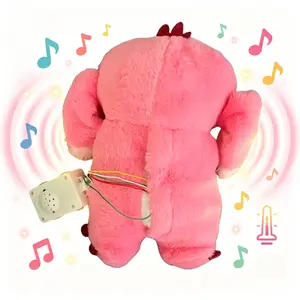 New Breathing Teddy Bear Sleep Buddy, Musical Light-Up Plush Doll with Realistic Breathing Motion, Soothing Sensory Sleep Aid Gift for Infants & Young Kids