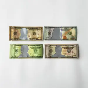 [Resealable Bags] 4 Style Mix Dollar Halloween Bags | 50/100pcs | Mylar Bags | Resealable, 3.5g Bag, Ziplock Packaging Bags | For Gummies, Candy Bags, Packaging Bags | Halloween | 3.5 Bag |