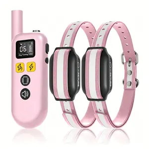 Dog Shock Collar for 1/2/3 Dogs, 3300ft Training Collar with Remote, 4 Modes, Rechargeable, Adjustable, Waterproof, for Medium Large Dogs