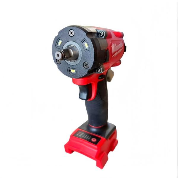 Milwaukee M18 3/8" Compact Impact Wrench, 300 Nm Max Torque, Dual-Speed Range 0-1,700 / 0-2,100 RPM, 4-Mode Drive Control, For Automotive Repair And General Fastening