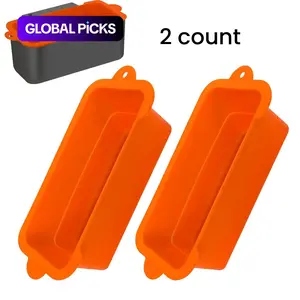 Silicone Grease Cup Liner, 2 Counts Reusable Grease Catcher Cup Liner, Durable Drip Pans, Grill Liners, Blackstone Griddle Accessories #GLOBAL PICKS