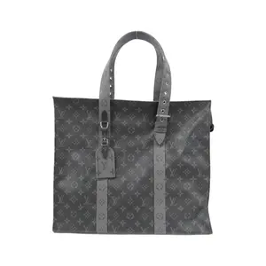 Pre-owned Louis Vuitton Canvas Tote Bags Monogram Eclipse Reverse Tote Bag