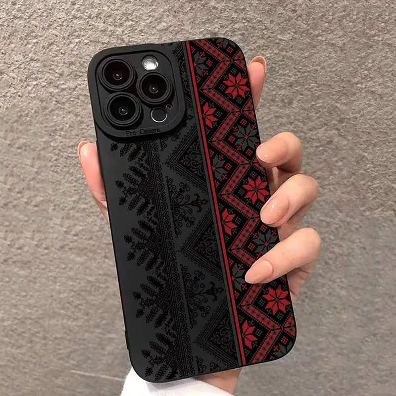 Vintage Totem Painting Shockproof Phone Case For Xiaomi Redmi Note 14 13 12 Pro Plus 12S 11S 11 10 Redmi 13 12 14C 13C 12C Cover