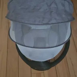 LAREX Baby Swing for Infants | Electric Bouncer for Babies,Portable Swing for Baby Boy Girl,Remote Control Indoor Baby Rocker with 5 Sway Speeds,1 Seat Positions,10 Music and Bluetooth (Black)