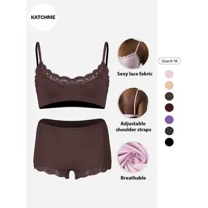 Women’s Lace Lingerie Set, Sexy French-Style Bra and Panties, Comfortable Loungewear, Elegant Underwear Collection