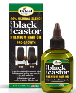 Difeel 99% Natural Blend Jamaican Black Castor Superior Growth 2.5oz