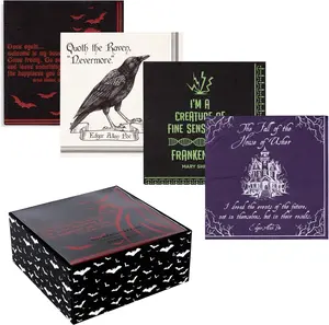 Cocktail Napkins, Assorted Book Titles (Gothic)