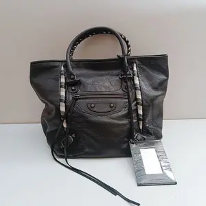 Pre-owned Balenciaga leather Crossbody Bags Le City Motorcycle Bag【BF 12Z】