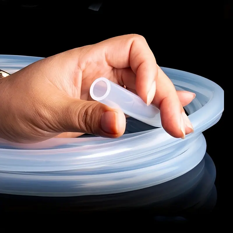 1pc PEHOTO High-Transparency Silicone Tubing, Food Grade Pure Silicon Hose for Home Brewing & Winemaking, Heat Resistant, 39in/118in Length, Flexible & Durable Design, PEHOTO