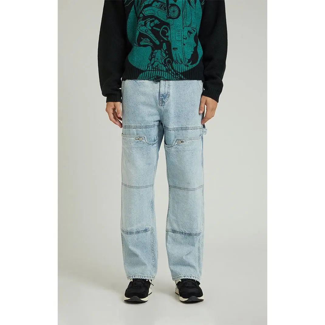 Pacsun Men's Dylan Baggy Jeans Carpenter Light Blue