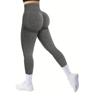 High Waist Butt Lifting Yoga Pants for Women - Seamless Gym Leggings with Tummy Control and Scrunch Detail - Perfect for Workout and Activewear