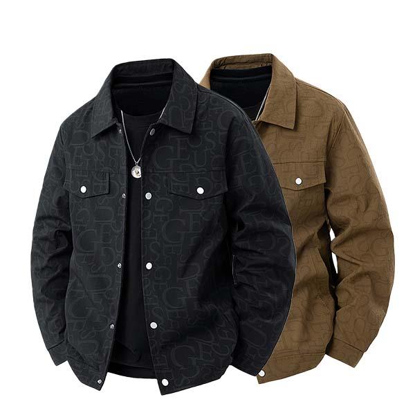 American retro full-printed tooling jacket, dark pattern jacquard multi-pocket design, a set of daily commuting, going out on the street, and skateboarding are done, and the atmosphere is full