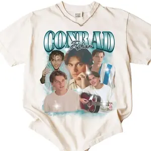 The Summer I Turned Pretty Conrad Fisher Retro Bootleg Team Conrad Summer Romance Cousins Beach Casual Cotton T-Shirt for Everyday Wear