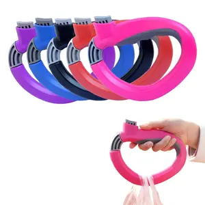 Grocery Bag Carrier Plastic Bag Carrying Handle Shopping Bag Holder,Holds 100lbs,Heavy Duty Carry Handle,Comfortable Grip to Carry Bags,Buckets