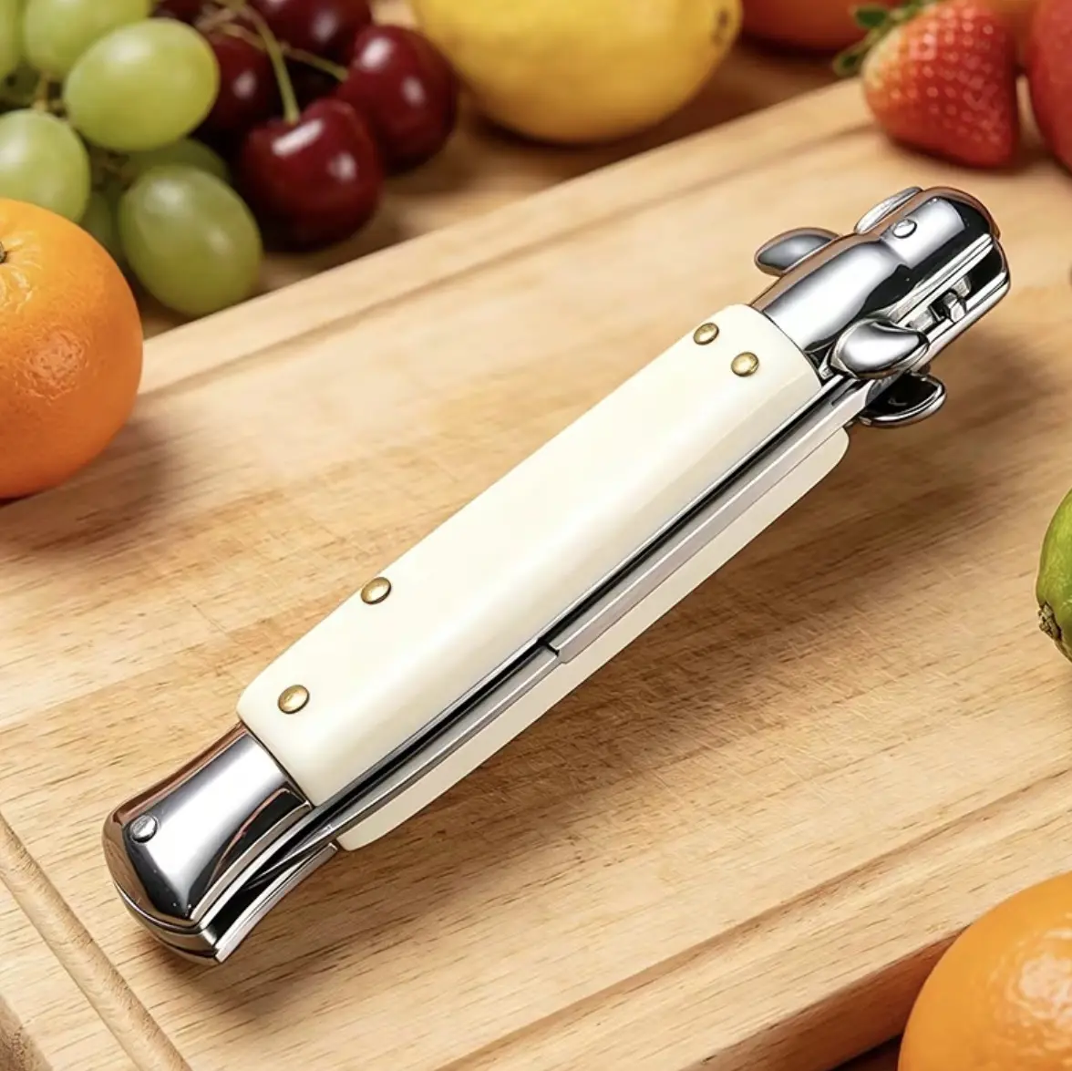 Portable high hardness stainless steel folding knife, suitable for outdoor camping, barbecue, and fishing, EDC tool, household kitchen fruit knife, boyfriend and father gifts, Edc Knives, Outdoor Survival Edc