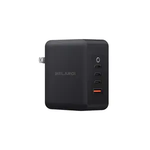 140W USB C Wall Charger Block, PD 3.1 4-Port GaN Charger, 140W Foldable Fast Charging Block, Small Size and Light Weight for iPhone, Galaxy, iPad and More (Black) Portable Protection portable..charger