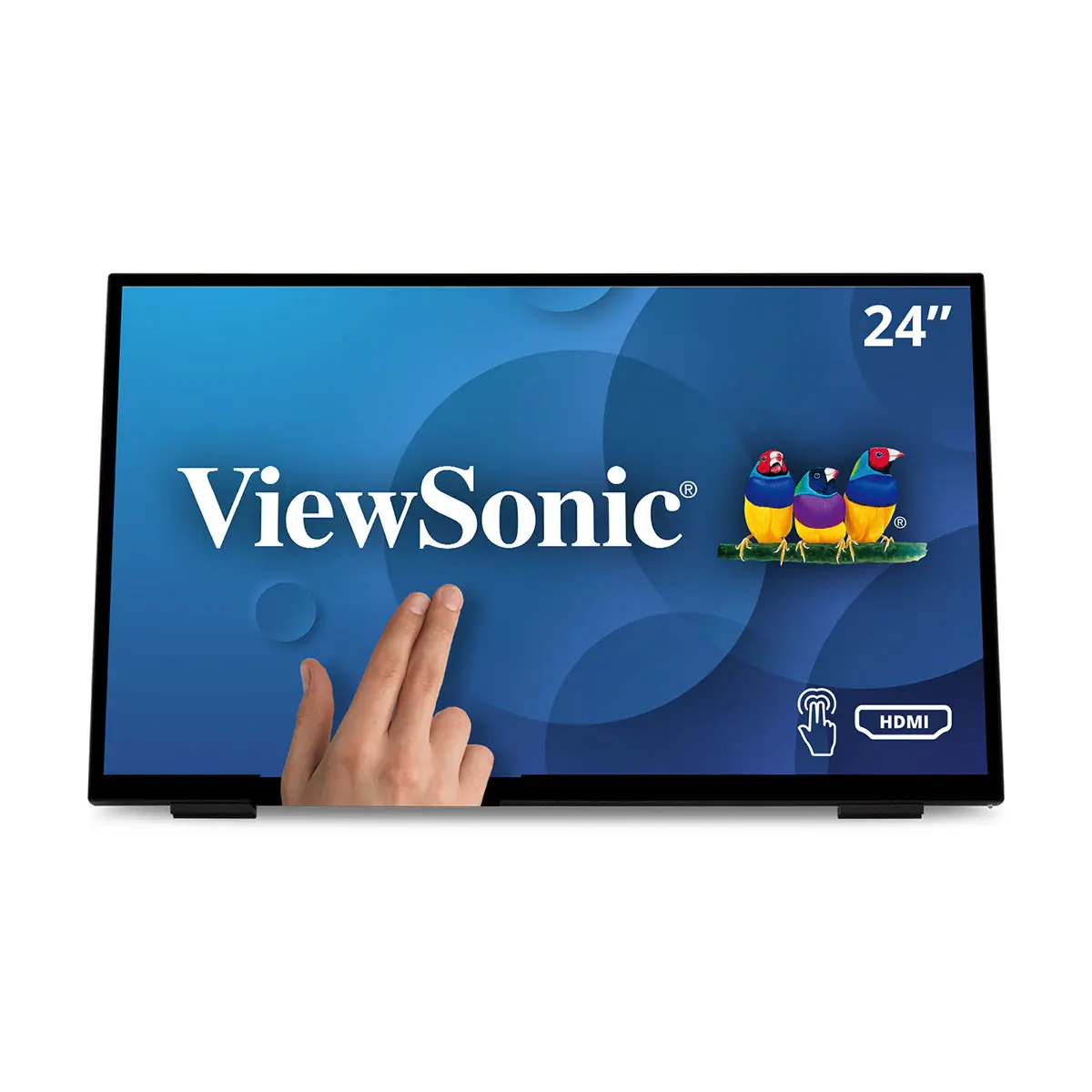 ViewSonic TD2465 24" 16:9 Full HD VA Frameless Touchscreen LED Monitor