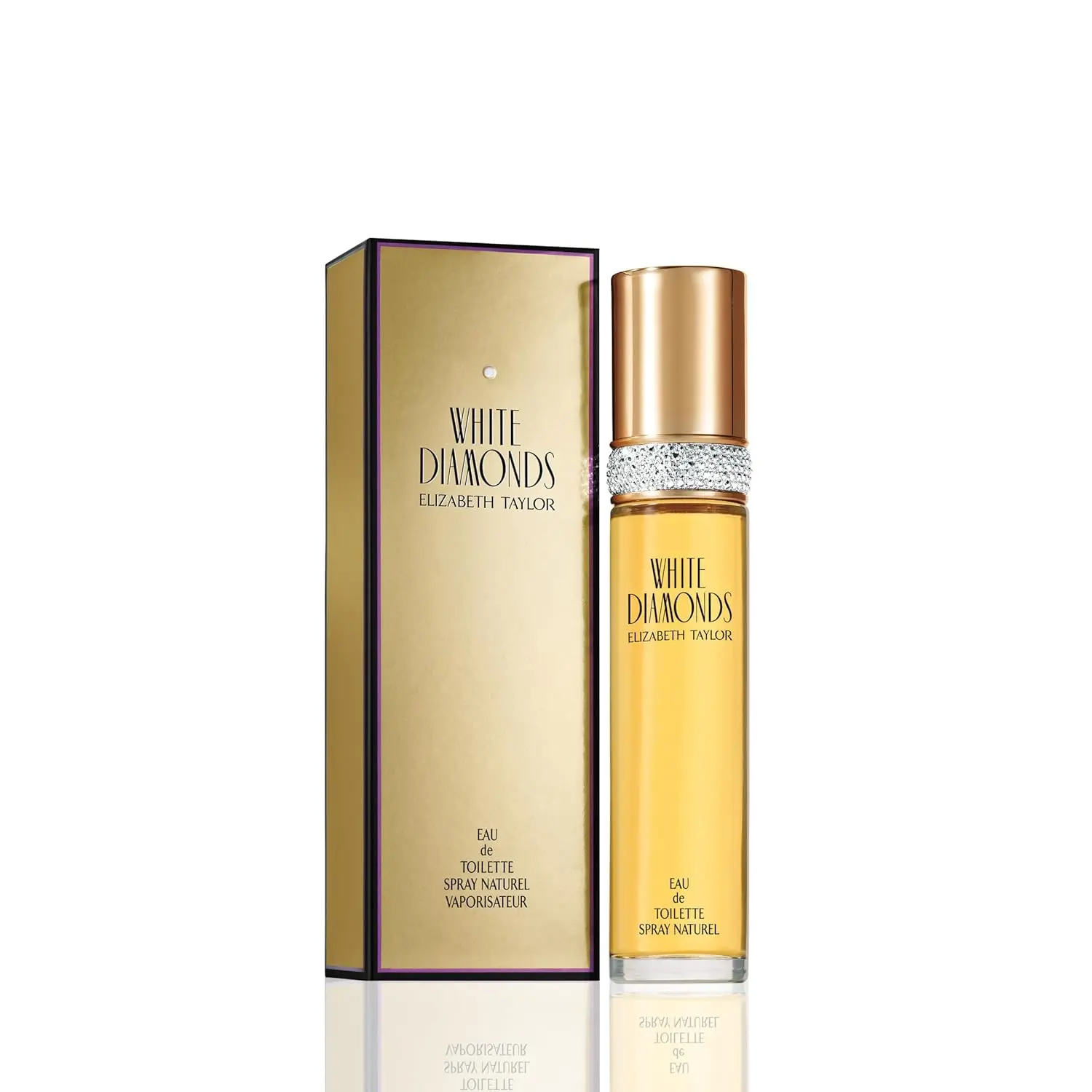 Elizabeth Taylor White Diamonds Women's Perfume Long-Lasting Floral Fragrance Eau de Toilette EDT Spray 1.7 fl oz Classic Luxurious Day-to-Night Scent