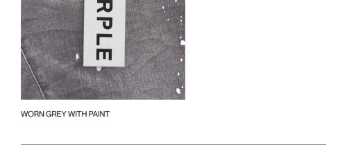 P001 Worn Grey Knee Slit