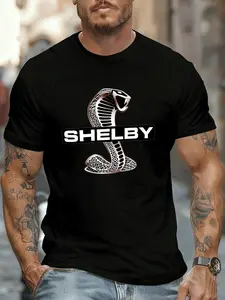 Summer harajuku custom Round Neck t shirt heavy weight Casual Informal New RED LIGH SHELBY MUSTANG GT500 graphic korean fashion short mens graphic. New Arrival fashion heavyweight Hot Sale vintage Summer streetwea vint Casual Clothing