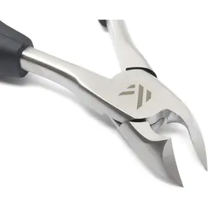 KLIPP Toenail Clippers for Thick Nails - Rustproof Stainless Steel, Curved Blades, Ergonomic Grips, Dual Spring for Easy Trimming